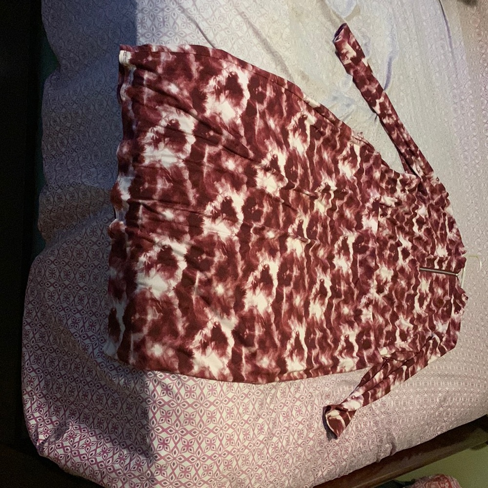 Two piece long sleeve shirt and skirt set